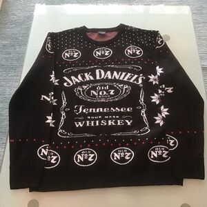 Locale Jack Daniel's Whiskey Old No 7 Ugly Christmas Sweater XXL 2XL Holiday